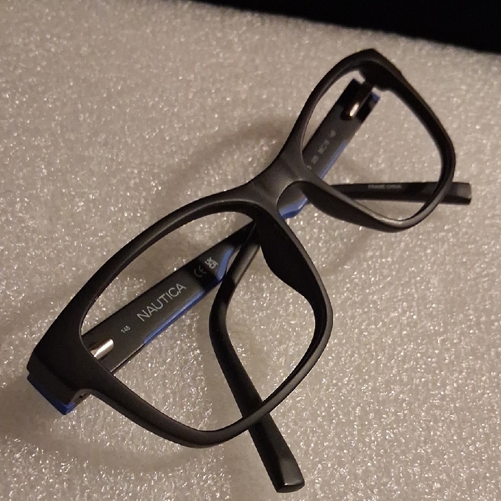 Nautica Black Rectangular Glasses Frame - image 1